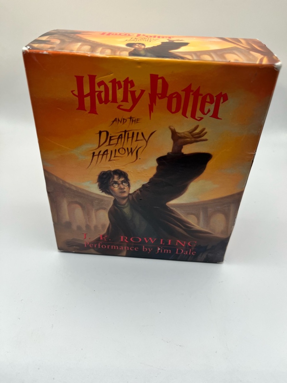 Harry Potter and the Deathly Hallows Audiobook Box Set - Orange Artwork